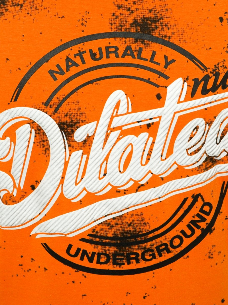 Moška majica brez rokavov oranžna OZONEE JS/KS2086