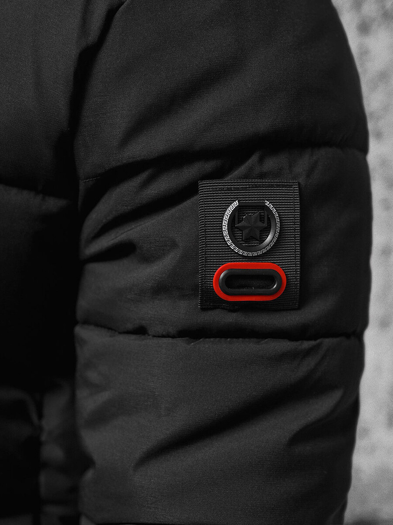 Moška zimska jakna črna OZONEE JS/84M3029/392