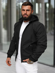 Moška prehodna jakna črna OZONEE JS/62M9502/392