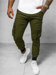 Moške Hlače Cargo Jogger zelene OZONEE NB/MP0208MVZ