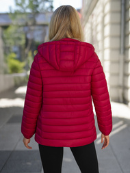 Ženska jakna bordo OZONEE JS/16M9101/06Z