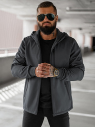 Moška softshell jakna grafitna OZONEE JS/27B6529/5Z