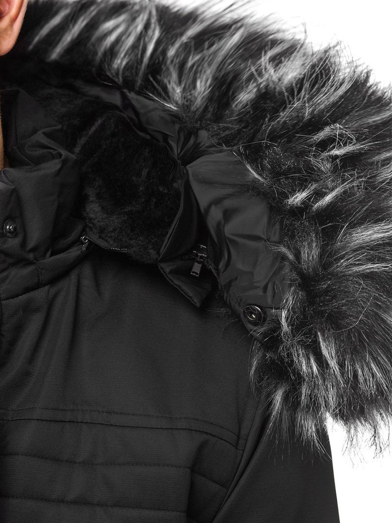 Moška zimska jakna črna OZONEE O/99115