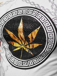 Moška trenirka belo-črna OZONEE O/HM757Z