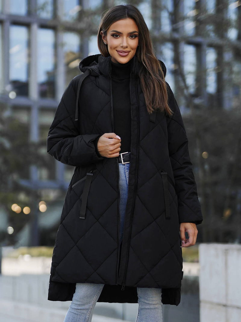 Ženska jakna črna OZONEE JS/5M3168/392