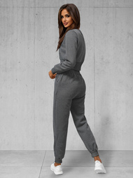 Ženski dvodelni komplet trenirka grafitni OZONEE JS/8C78/5Z