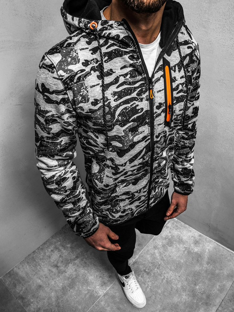 Moška jopa siva OZONEE JS/DD99-20Z