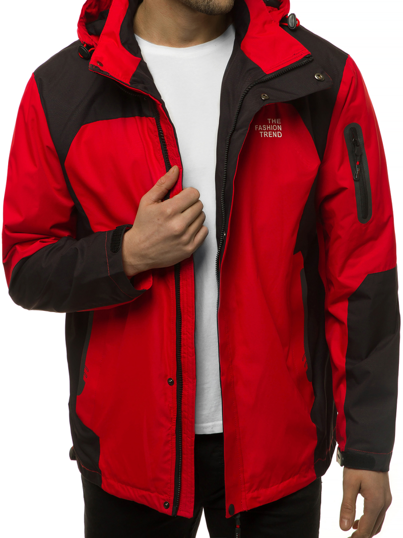 Moška prehodna jakna rdeča OZONEE MG/2512
