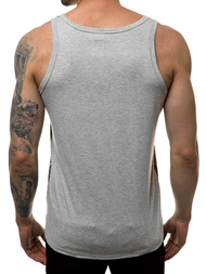 Moška majica brez rokavov siva OZONEE JS/SS11033