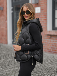 Ženski brezrokavnik črna OZONEE O/5M3235/392