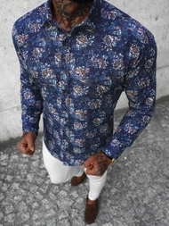 Moška karirasta srajca barvita OZONEE O/2622Z