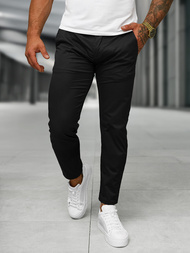 Moške Hlače Črne OZONEE BL/SK222/1