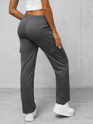 Ženske hlače grafitne OZONEE O/HGM6616