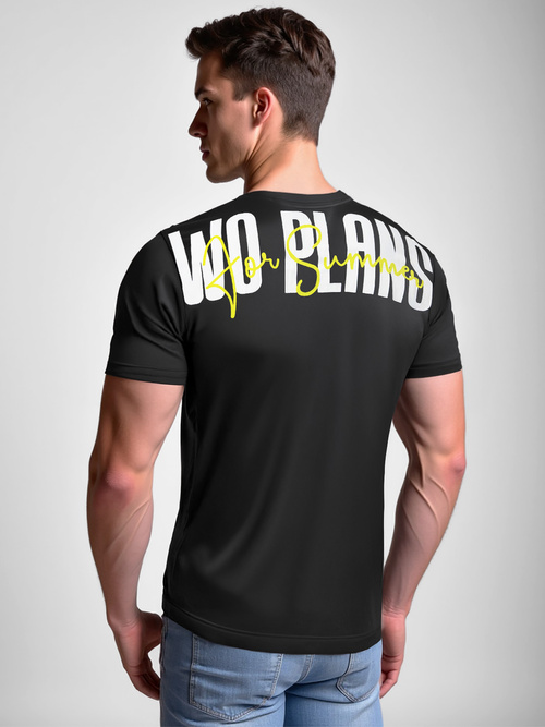 Moška majica črna OZONEE O/T1277/3Z