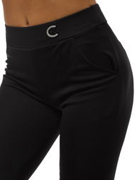 Ženske kratke pajkice črne OZONEE JS/1027/B1