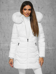 Ženska jakna bela OZONEE JS/16M9121/281