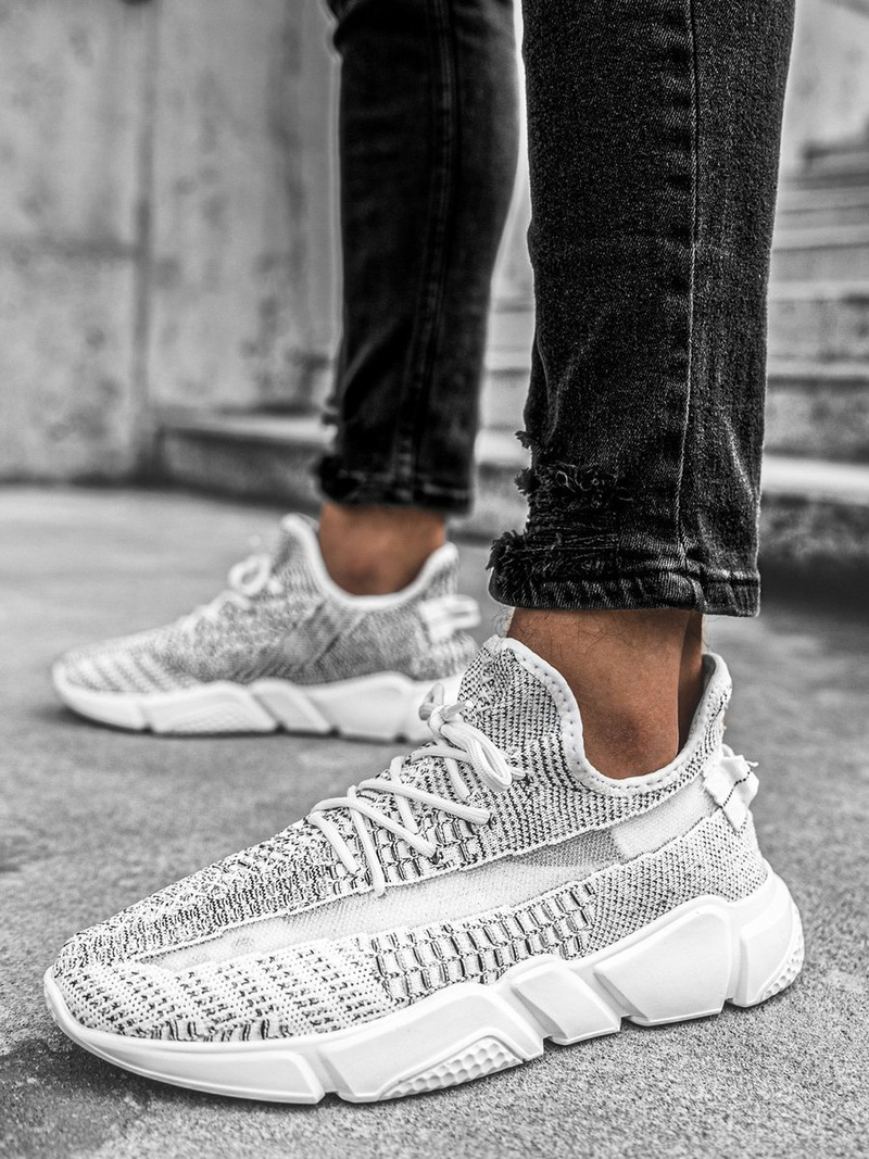 Moške superge belo-črne OZONEE O/503