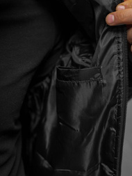 Moška jakna črna OZONEE JS/8M986/392