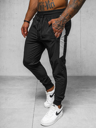 Moške Hlače Črne OZONEE O/DC468