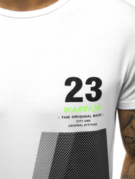 Moška majica bela OZONEE JS/SS10932