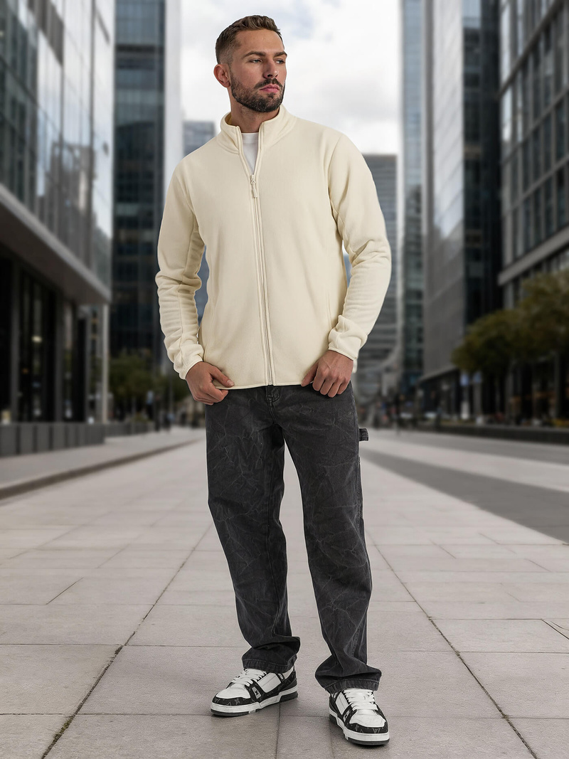 Moška jopa ecru OZONEE JS/HH016/1