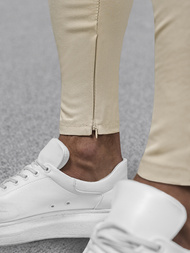 Moške hlače chino bež OZONEE DJ/3300