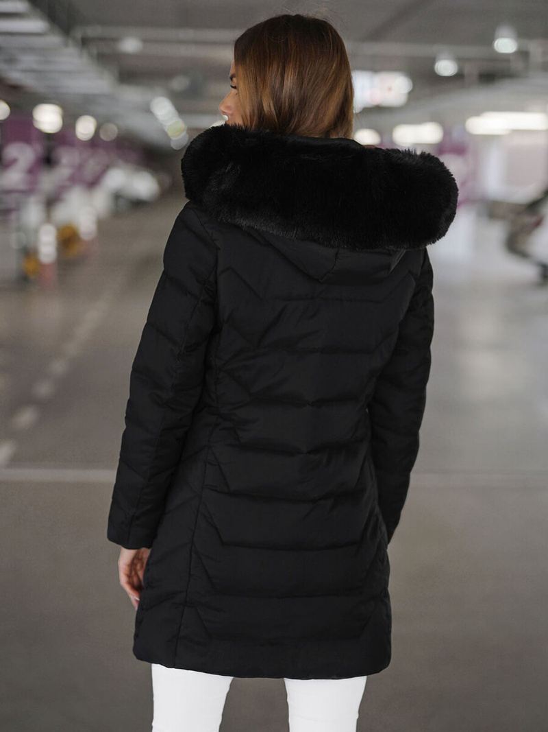 Ženska jakna črna OZONEE JS/16M9121/392Z