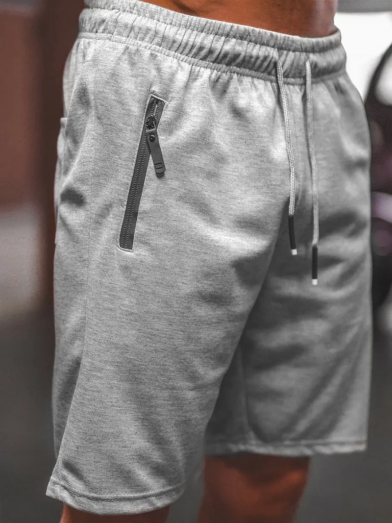 Moške športne kratke hlače sive OZONEE O/WW20012/2