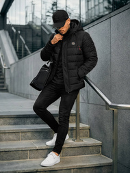 Moška jakna črna OZONEE JS/31M5081/392Z