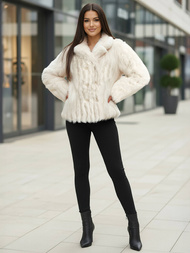 Ženska jakna bela OZONEE JS/11Z8261Z