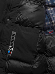 Moška zimska jakna črna OZONEE JS/5M718/392