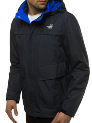 Moška prehodna jakna mornarsko modra OZONEE MG/2510