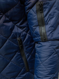 Moška jakna mornarsko modra OZONEE JS/8M986/215