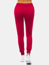 Ženske sportske hlače bordo OZONEE JS/CK01