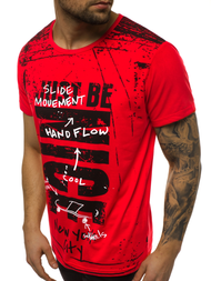 Moška majica rdeča OZONEE JS/KS1983