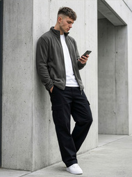 Moška jopa grafitna OZONEE JS/HH016/5