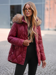 Ženska jakna bordo OZONEE JS/5M3226/1