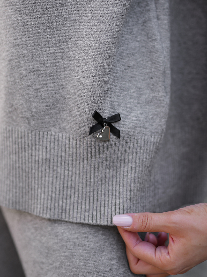 Ženski dvodelni komplet trenirka siva OZONEE JS/53C5203/2