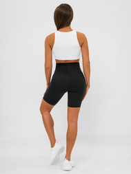 Kratke črne ženske pajkice OZONEE JS/17K583/3