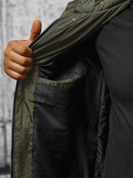 Moška zimska jakna zelena OZONEE O/M799