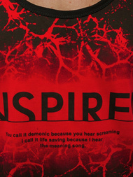 Moška majica brez rokavov rdeča OZONEE JS/SS11050