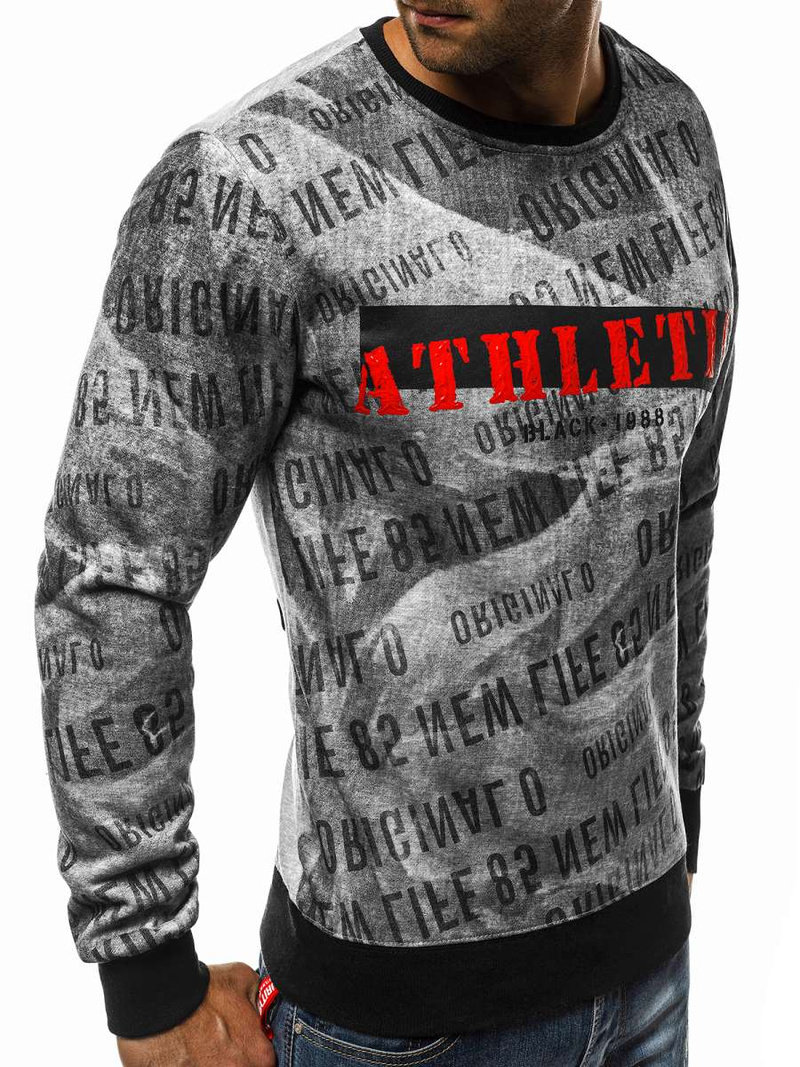 Moška jopa siva OZONEE JS/DD236