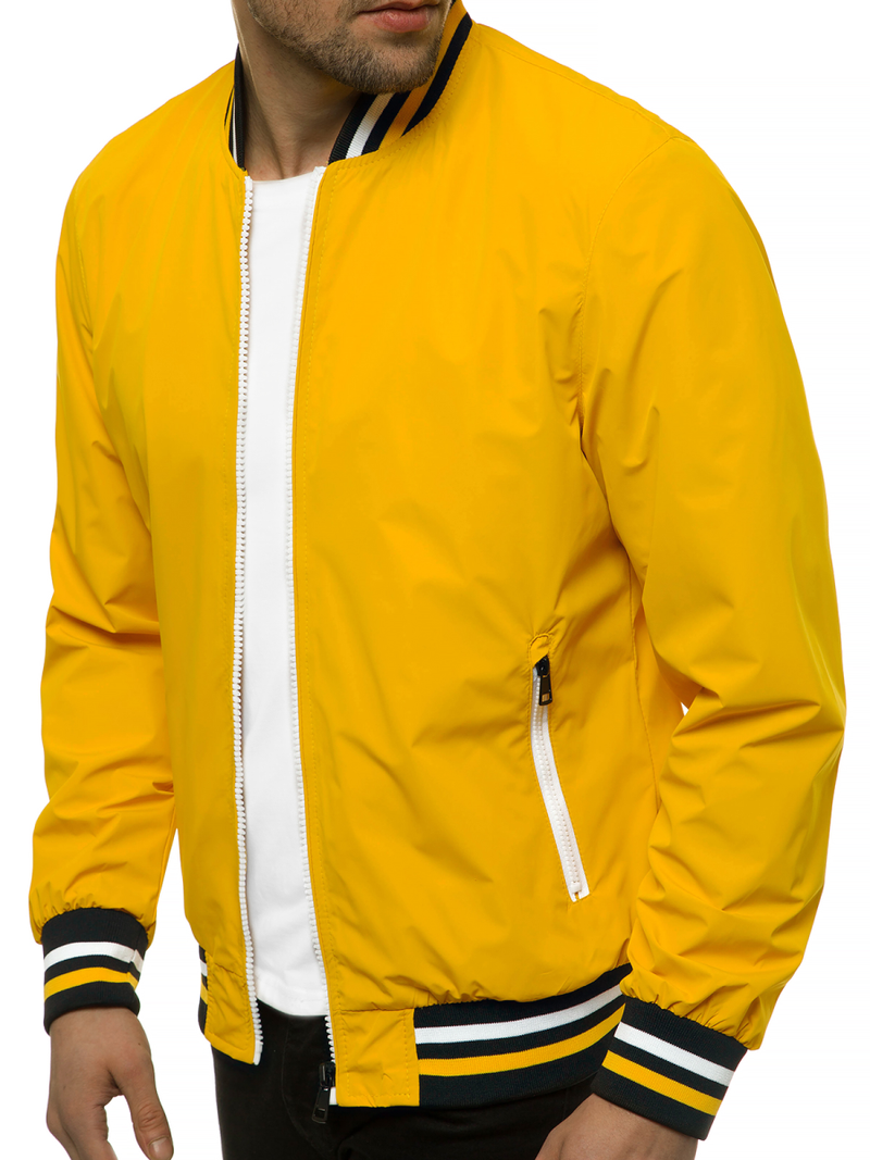 Moška bomber jakna rumena OZONEE N/6196