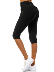 Ženske kratke pajkice črne OZONEE JS/1041/A1