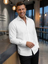 Moška srajca bela OZONEE V/V189