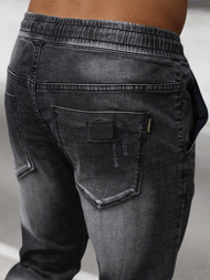 Moške kavbojke jogger črne OZONEE NB/MP0135N