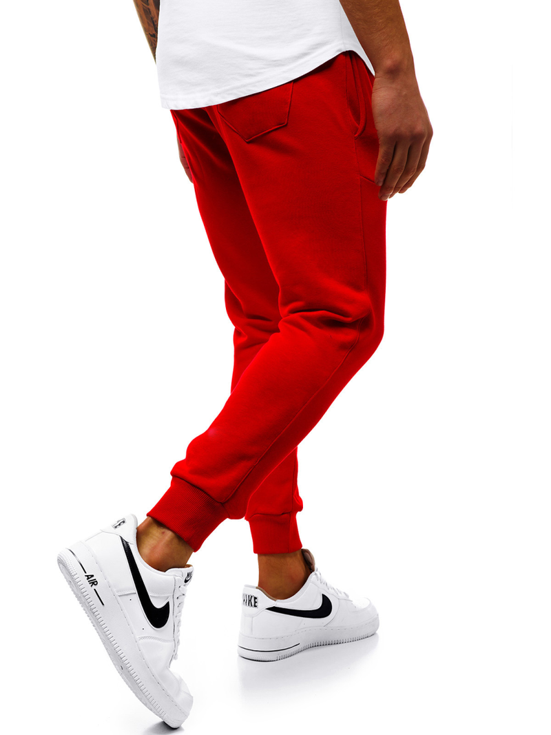 Moške športne hlače rdeče OZONEE G/11129
