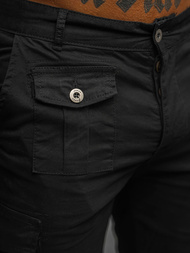 Moške Kratke Hlače Chino Črne OZONEE NB/MP0188N