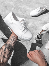 Moške superge bele OZONEE O/KN050