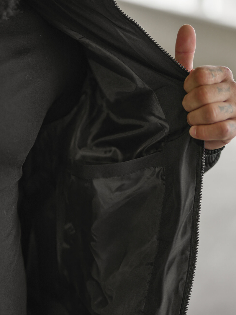 Moška zimska jakna črna OZONEE JS/31M5031/392Z